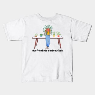 Our friendship is unbeleafable Kids T-Shirt